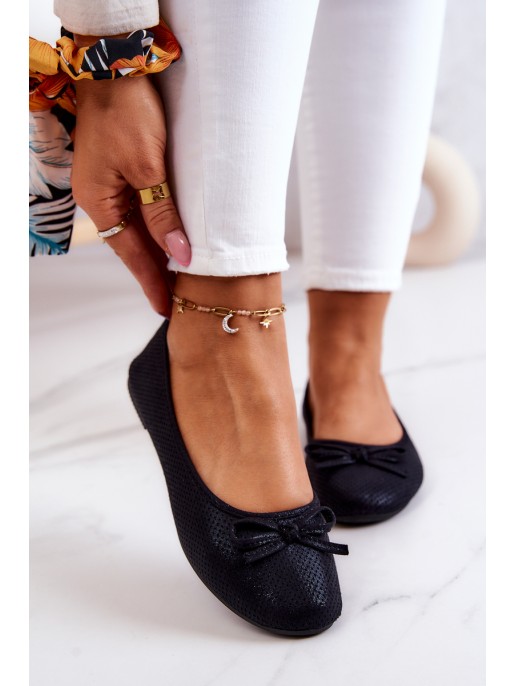 Women's Ballerinas Classic Black Fimme Women's Ballerinas Classic Black Fimme