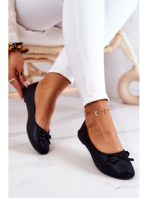 Women's Ballerinas Classic Black Fimme Women's Ballerinas Classic Black Fimme