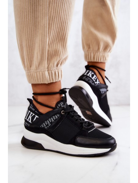 Sport Shoes Sneakers On Wedge Black Lorey