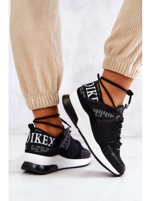 Sport Shoes Sneakers On Wedge Black Lorey