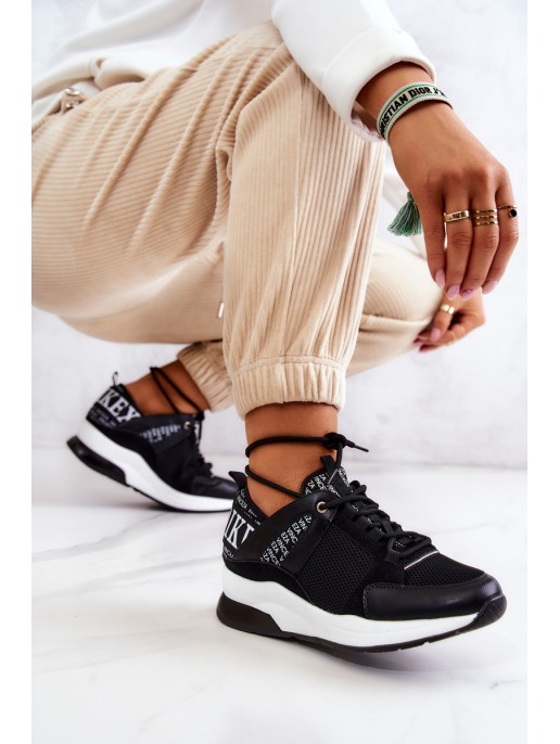 Sport Shoes Sneakers On Wedge Black Lorey