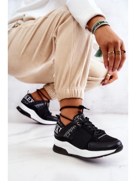 Sport Shoes Sneakers On Wedge Black Lorey