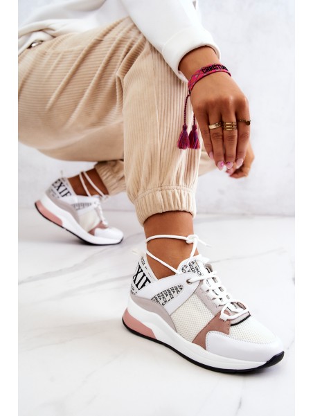 Sport Shoes Sneakers On Wedge White Lorey