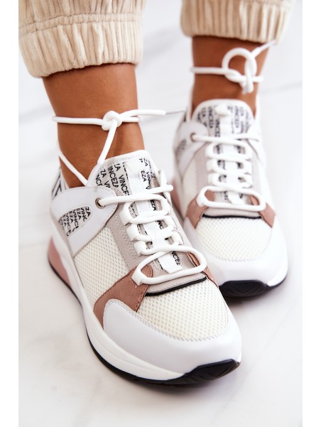 Sport Shoes Sneakers On Wedge White Lorey