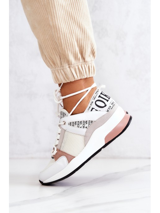 Sport Shoes Sneakers On Wedge White Lorey