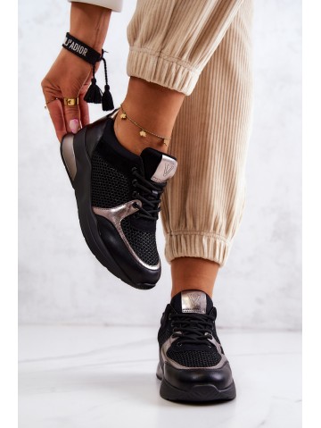 Fashionable Sport Shoes Women's Sneakers Black Danielle 2
