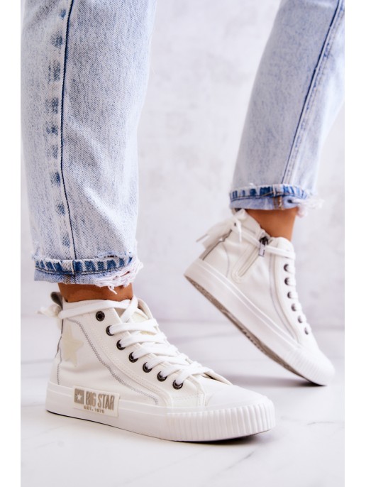 Classic High Sneakers Big Star JJ274379 White