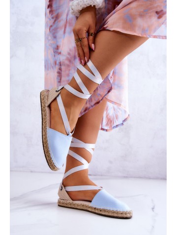 Moteriškos surištos espadrilės Big Star JJ274863 mėlynos spalvos 2