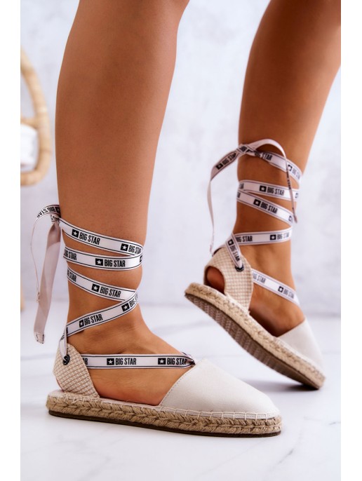Women's Tied Espadrilles Big Star JJ274862 Beige