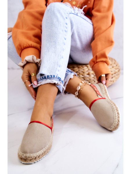 Užsegamos espadrilės Big Star JJ274879 Beige