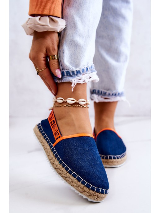 Slip-on espadrilles Big Star JJ274877 Navy blue