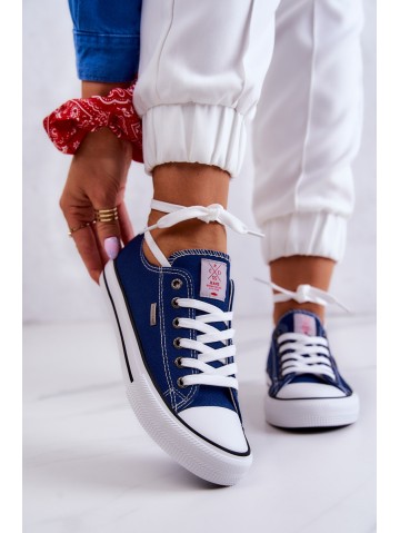 Women's Classic Sneakers Cross Jeans JJ2R4012C Navy blue 2
