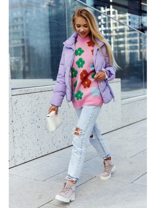 Suede Trapper Boots Tiered Light purple Dalles Suede Trapper Boots Tiered Light purple Dalles