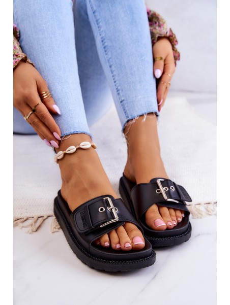 Classic Slippers Women's Big Star JJ274A307 Black