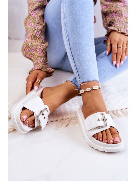 Classic Slippers Women's Big Star JJ274A309 White