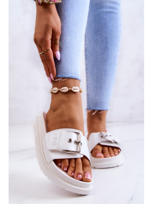 Classic Slippers Women's Big Star JJ274A309 White