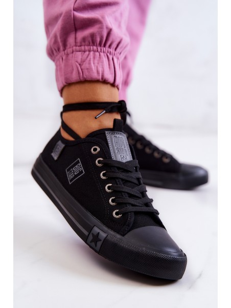 Klasikiniai žemi sportbačiai Big Star JJ274257 juodi