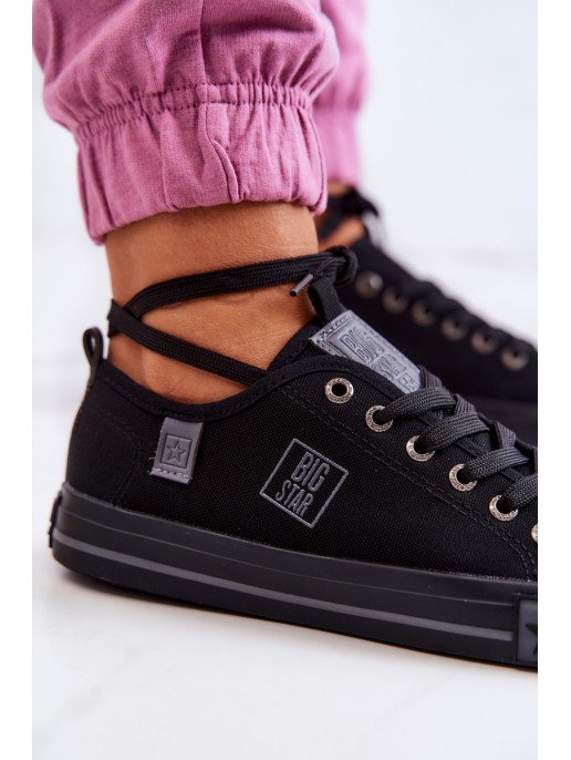 Klasikiniai žemi sportbačiai Big Star JJ274257 juodi
