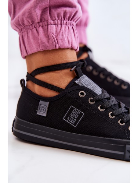Klasikiniai žemi sportbačiai Big Star JJ274257 juodi