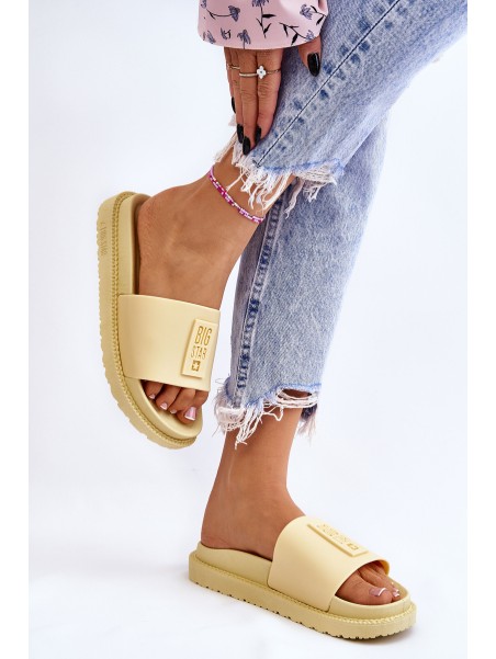 Women's Slippers Big Star LL274427 Yellow