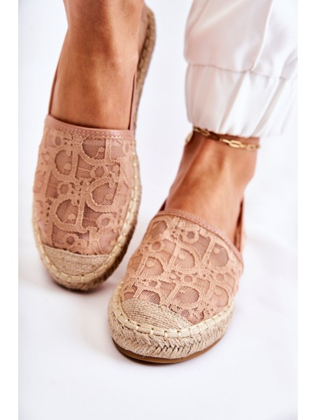 Classic Women's Espadrilles Openwork Nude Catris
