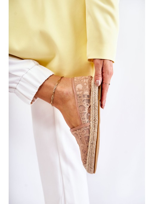 Classic Women's Espadrilles Openwork Nude Catris Classic Women's Espadrilles Openwork Nude Catris