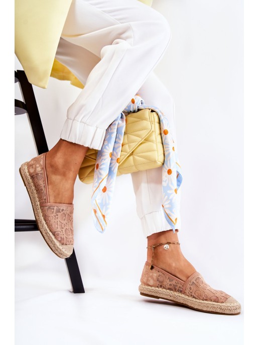 Classic Women's Espadrilles Openwork Nude Catris Classic Women's Espadrilles Openwork Nude Catris