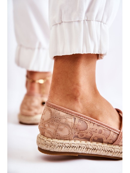 Classic Women's Espadrilles Openwork Nude Catris Classic Women's Espadrilles Openwork Nude Catris