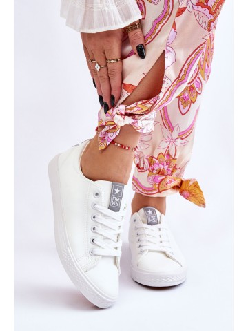 Women's Classic Leather Sneakers White Misima 2