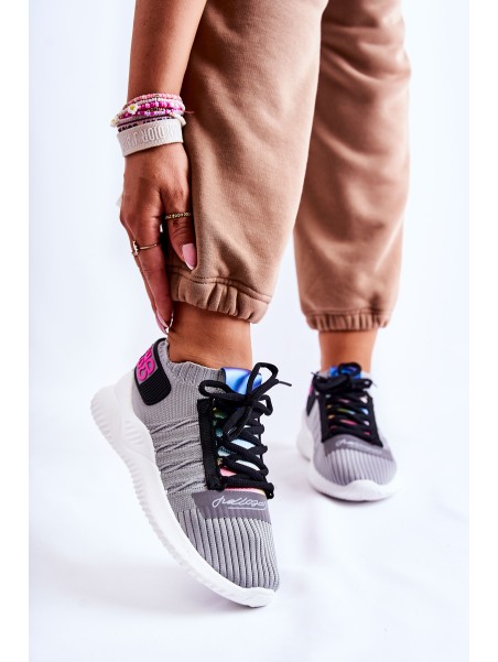 Women's Sport Shoes Slip-on Grey Klayra