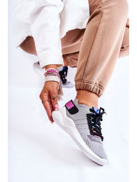 Women's Sport Shoes Slip-on Grey Klayra