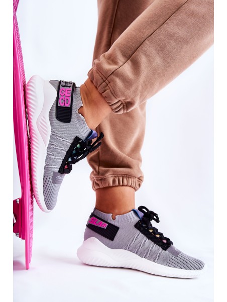 Women's Sport Shoes Slip-on Grey Klayra