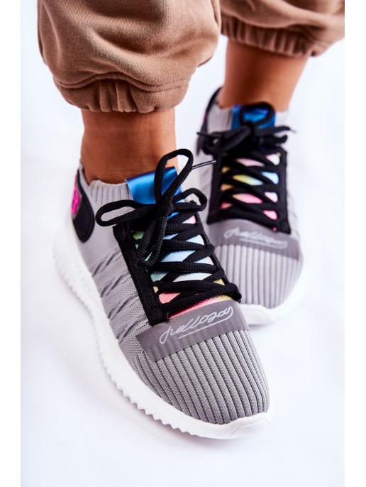 Women's Sport Shoes Slip-on Grey Klayra