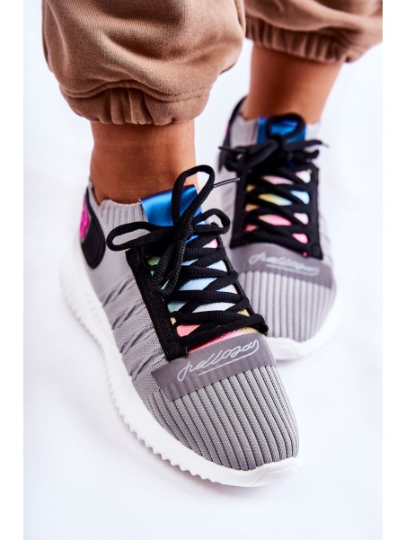 Women's Sport Shoes Slip-on Grey Klayra