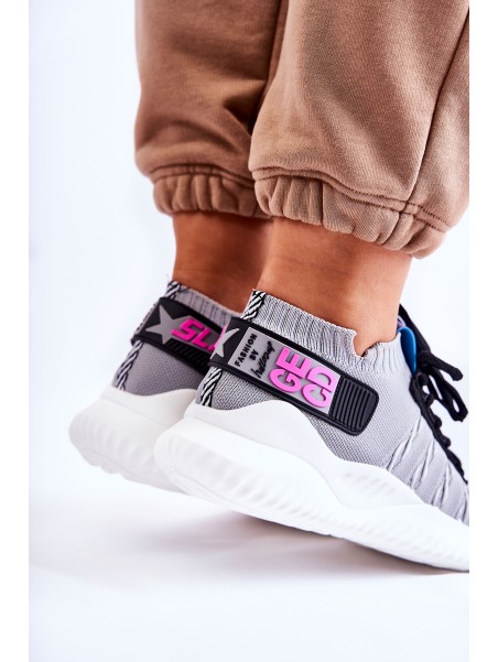 Women's Sport Shoes Slip-on Grey Klayra