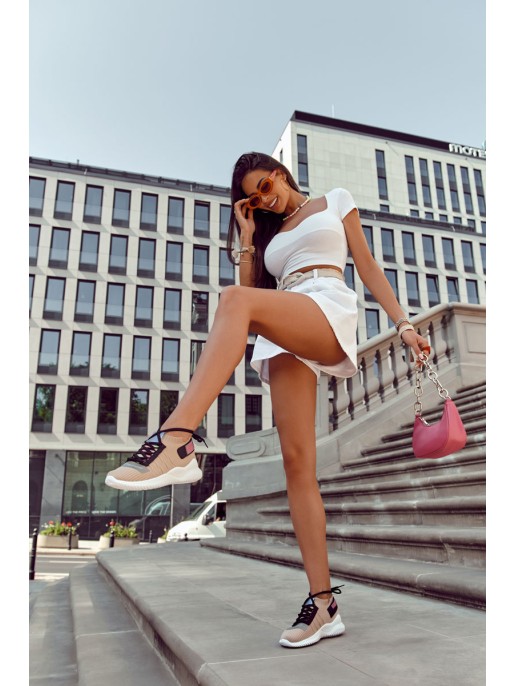 Women's Sport Shoes Slip-on Beige Klayra