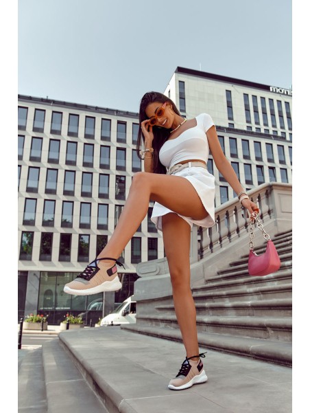 Women's Sport Shoes Slip-on Beige Klayra