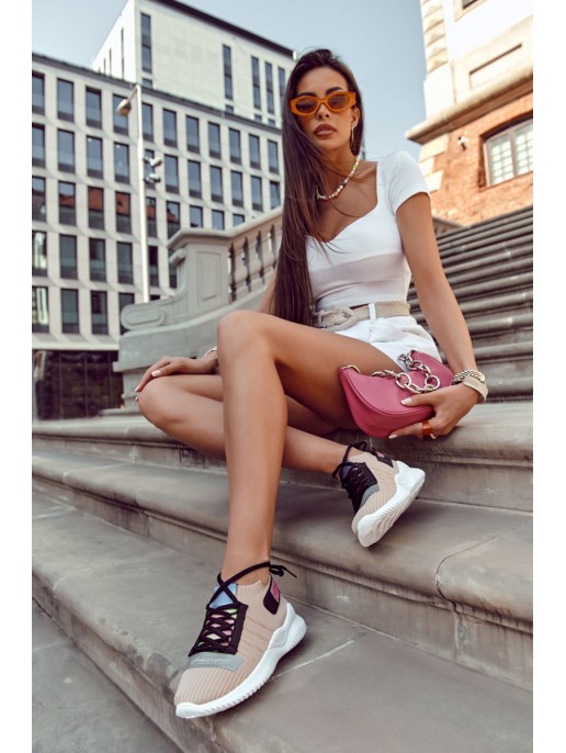 Women's Sport Shoes Slip-on Beige Klayra