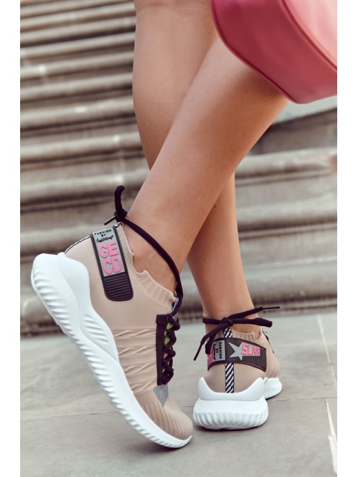 Women's Sport Shoes Slip-on Beige Klayra