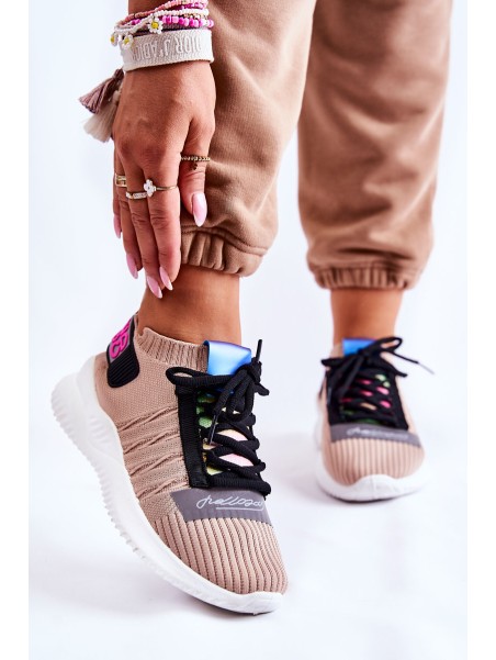 Women's Sport Shoes Slip-on Beige Klayra