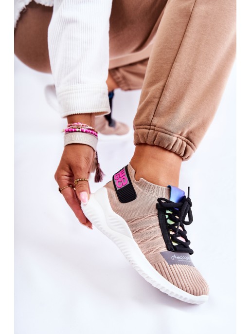 Women's Sport Shoes Slip-on Beige Klayra