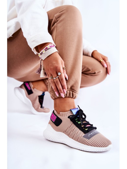 Women's Sport Shoes Slip-on Beige Klayra