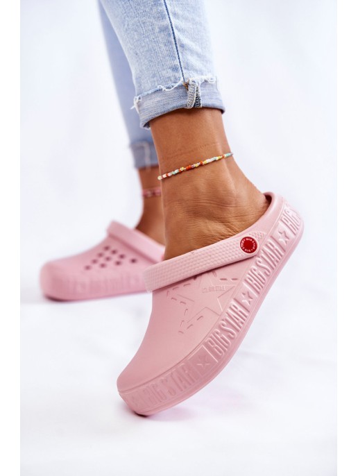 Women's Light Slippers Kroks Big Star II275008 Pink