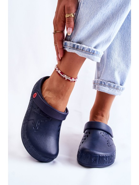 Women's Light Slippers Kroks Big Star II275002 Navy