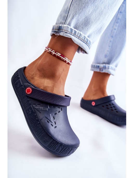 Women's Light Slippers Kroks Big Star II275002 Navy