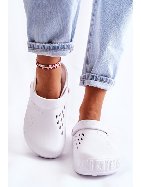 Women's Light Slippers Kroks Big Star II275003 White