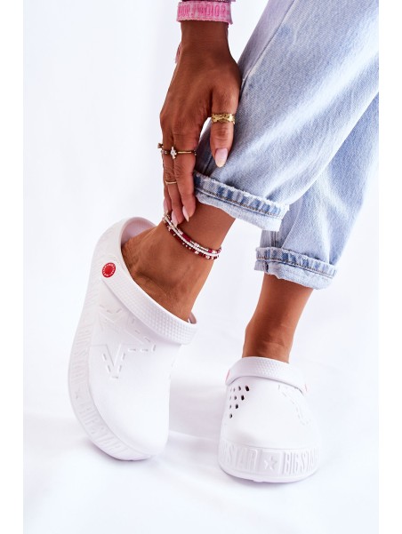 Women's Light Slippers Kroks Big Star II275003 White