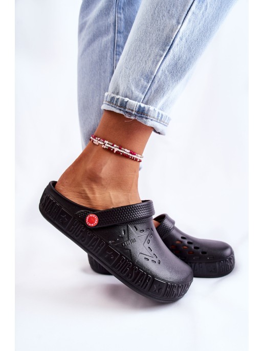 Women's Light Slippers Kroks Big Star II275001 Black