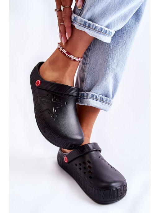 Women's Light Slippers Kroks Big Star II275001 Black