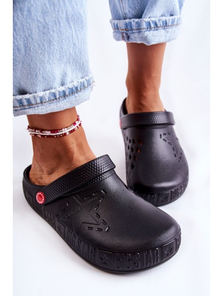 Women's Light Slippers Kroks Big Star II275001 Black